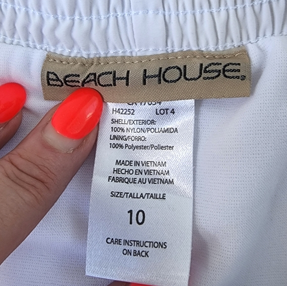 NWT sz 10 swim shorts White - Picture 3 of 13